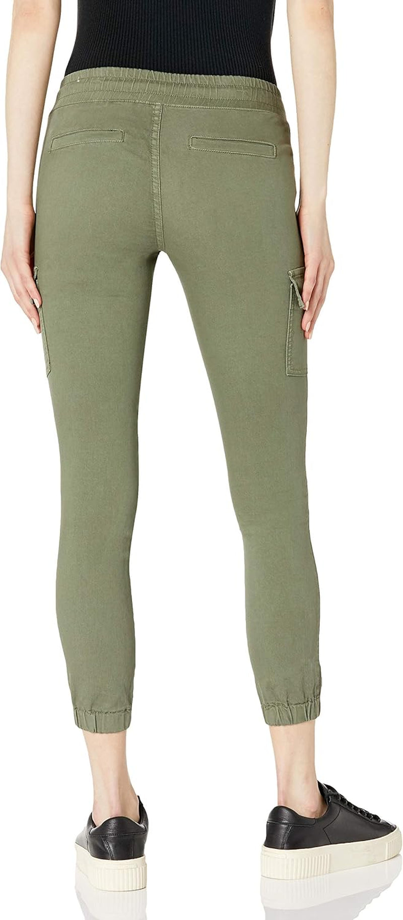 Women'S Cargo Pocket Camo Jogger Juniors plus Size High Waisted Skinny Pants with Drawstring