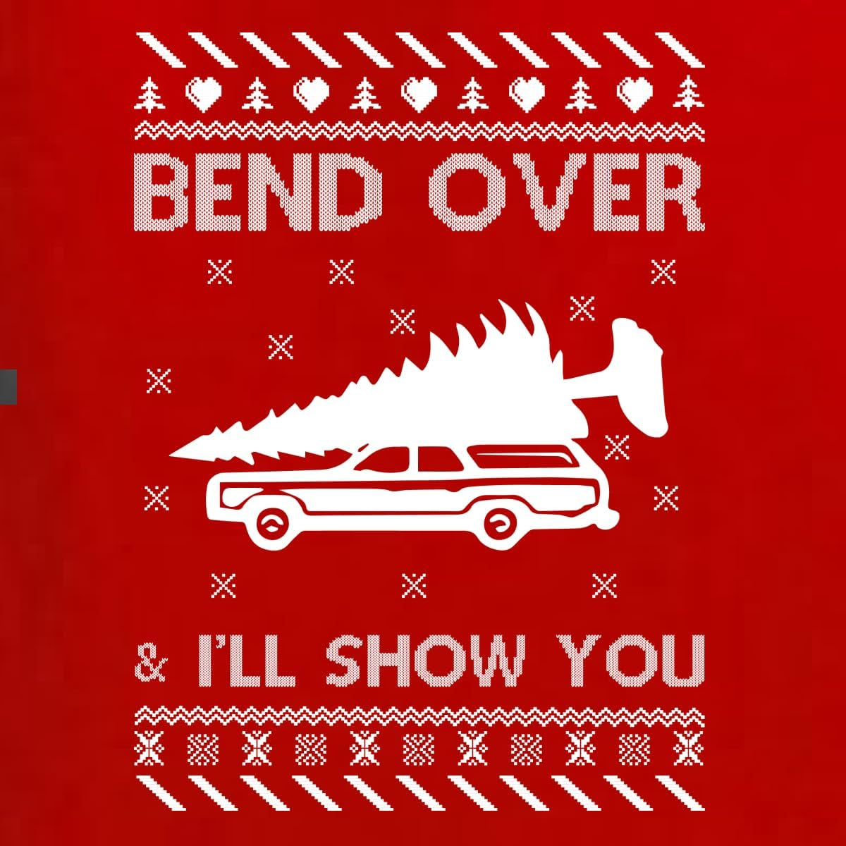 Where You Gonna Put a Tree That Big? Ugly Christmas Sweater Crewneck Sweatshirt