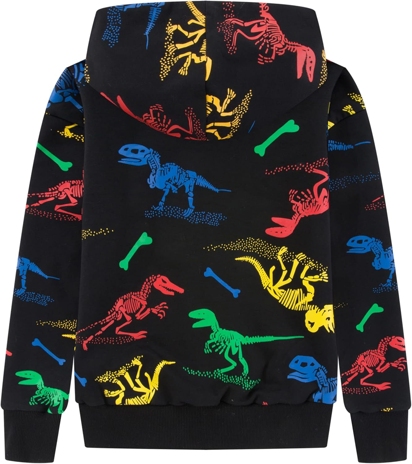Kids Dinosaur Hoodies for Boys Girls Pullover Hooded Toddler Sweatshirt