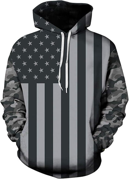 Graphic Hoodies for Men Funny Novelty Pullover Sweatshirt Xmas Gifts Black Red Anime Hoodie Cool Designs Rapper